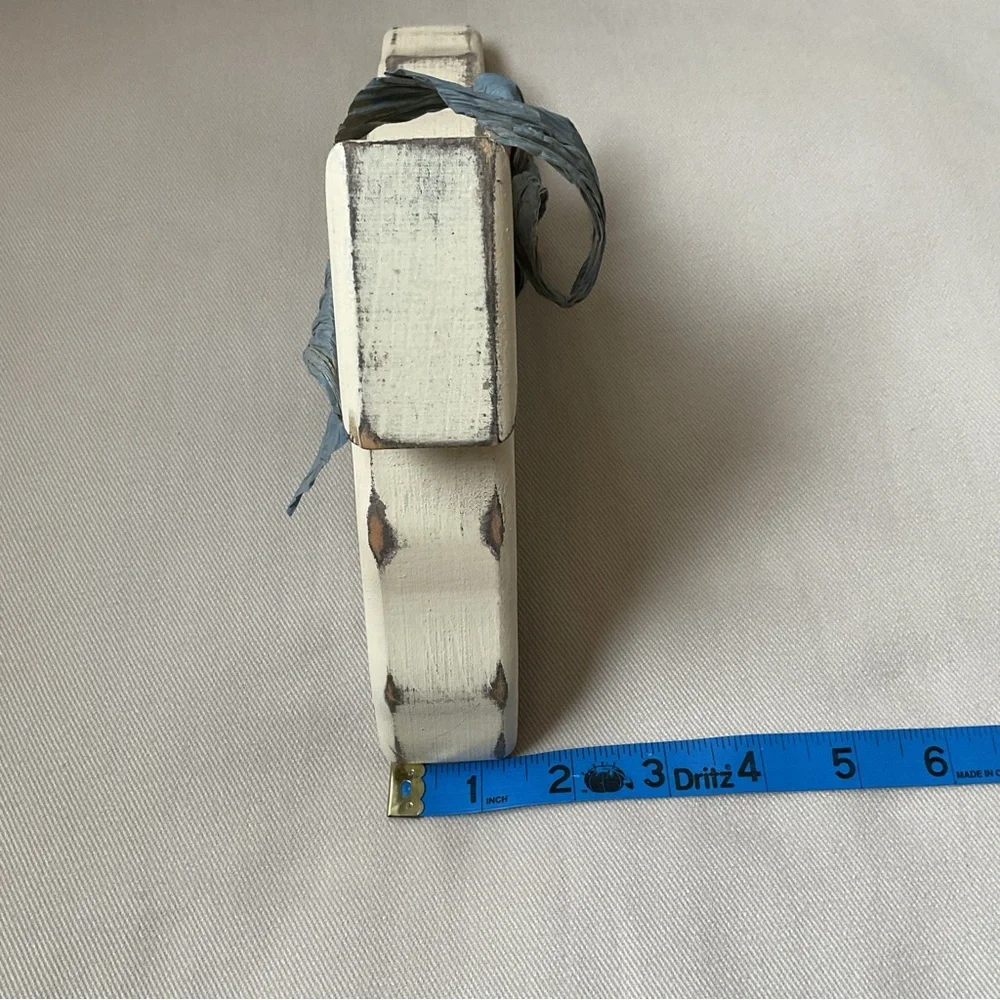 Cream and Blue Rustic Vintage Goose Decor - Picture 8 of 8